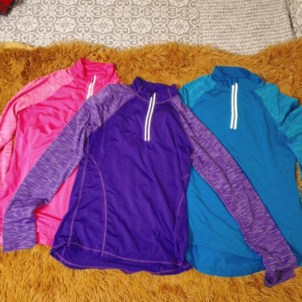 Bundle of Ideology long sleeve quarter zips